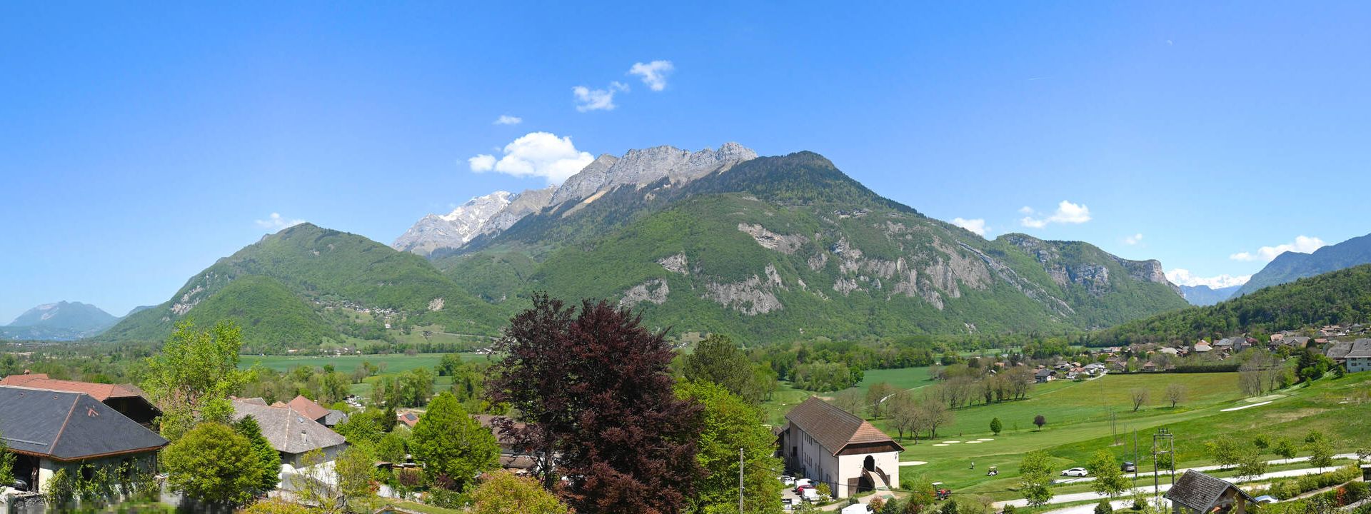 Giez: Golf de Giez - la dent de cons - La Tournette - Dents de Lanfon