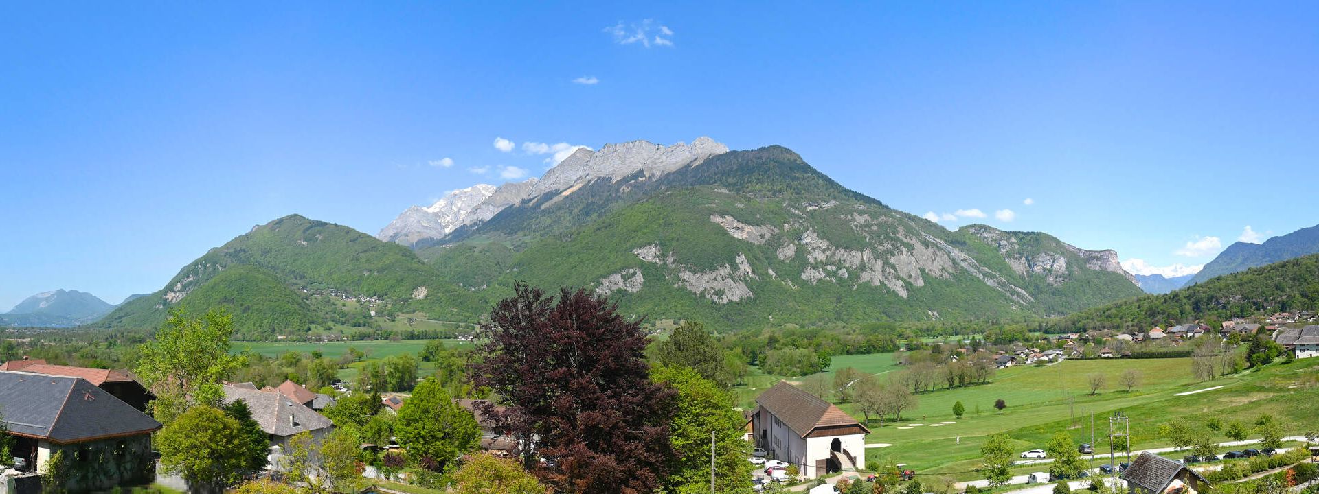 Giez: Golf de Giez - la dent de cons - La Tournette - Dents de Lanfon