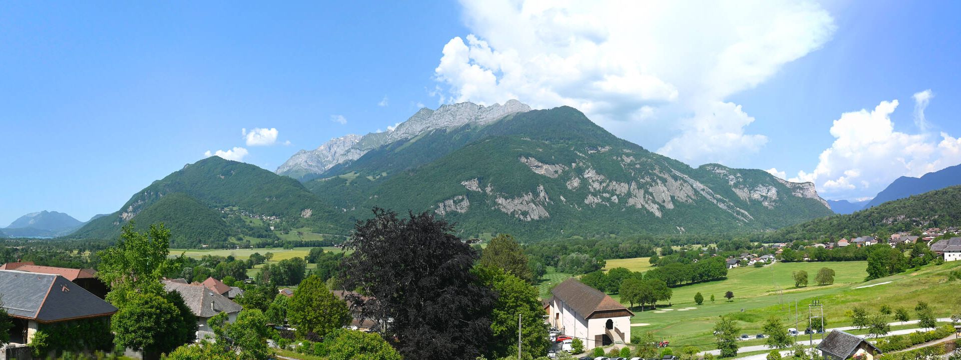 Giez: Golf de Giez - la dent de cons - La Tournette - Dents de Lanfon
