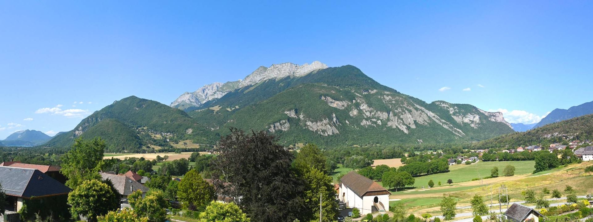 Giez: Golf de Giez - la dent de cons - La Tournette - Dents de Lanfon