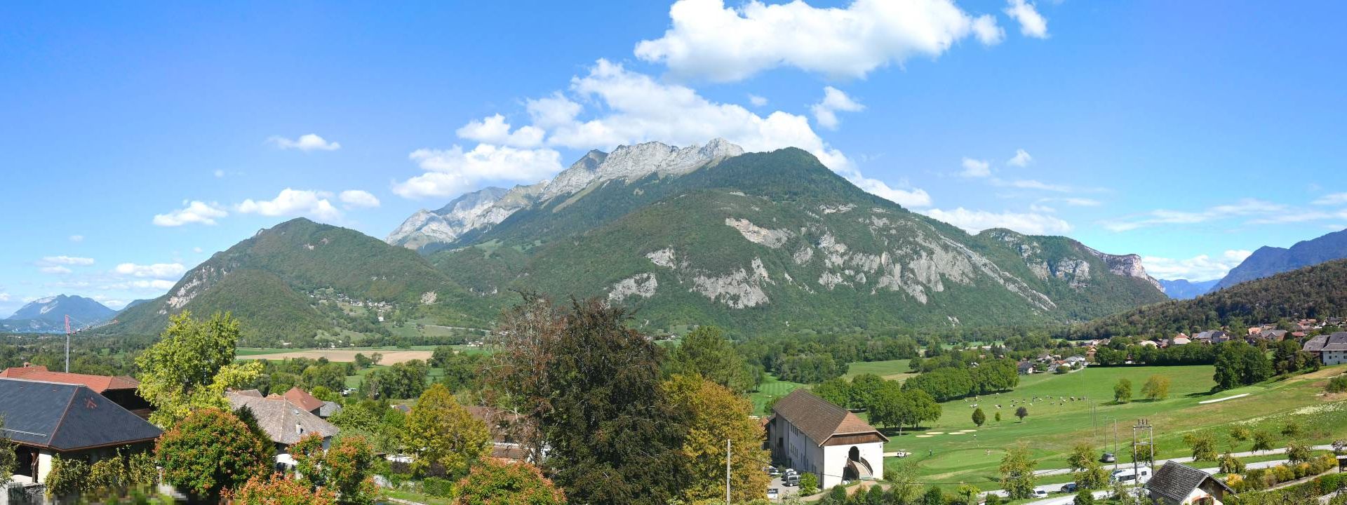 Giez: Golf de Giez - la dent de cons - La Tournette - Dents de Lanfon