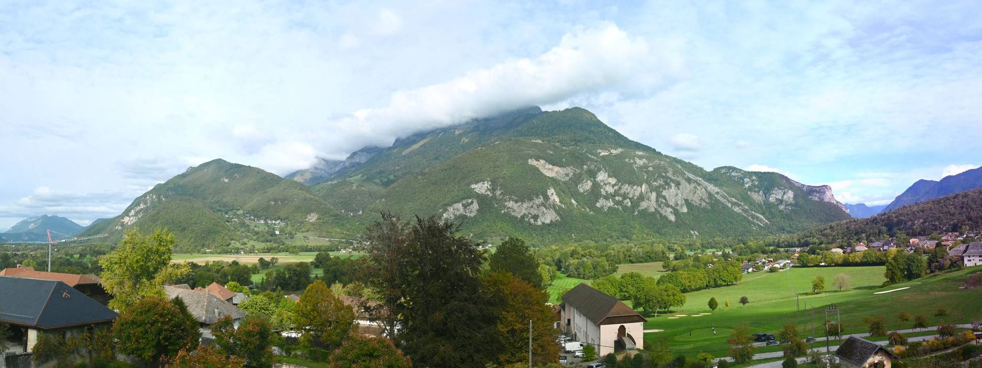 Giez: Golf de Giez - la dent de cons - La Tournette - Dents de Lanfon
