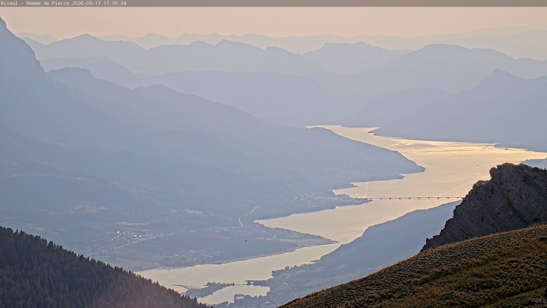 Embrun › Sud-ouest: Lac de Serre-Ponçon