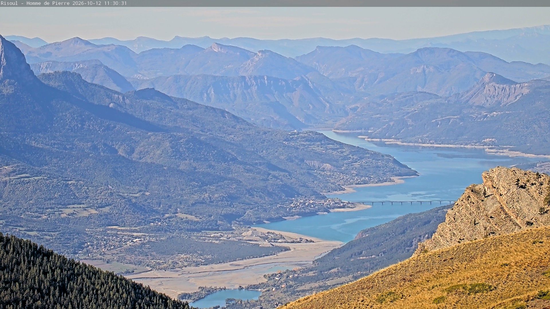 Embrun › Sud-ouest: Lac de Serre-Ponçon