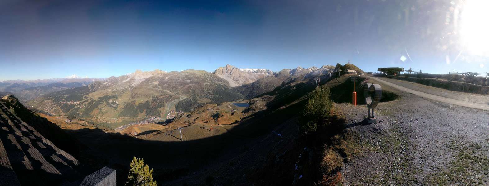 Les Allues › Sud-est: Sommet tougnete - Méribel Les 3 Vallées