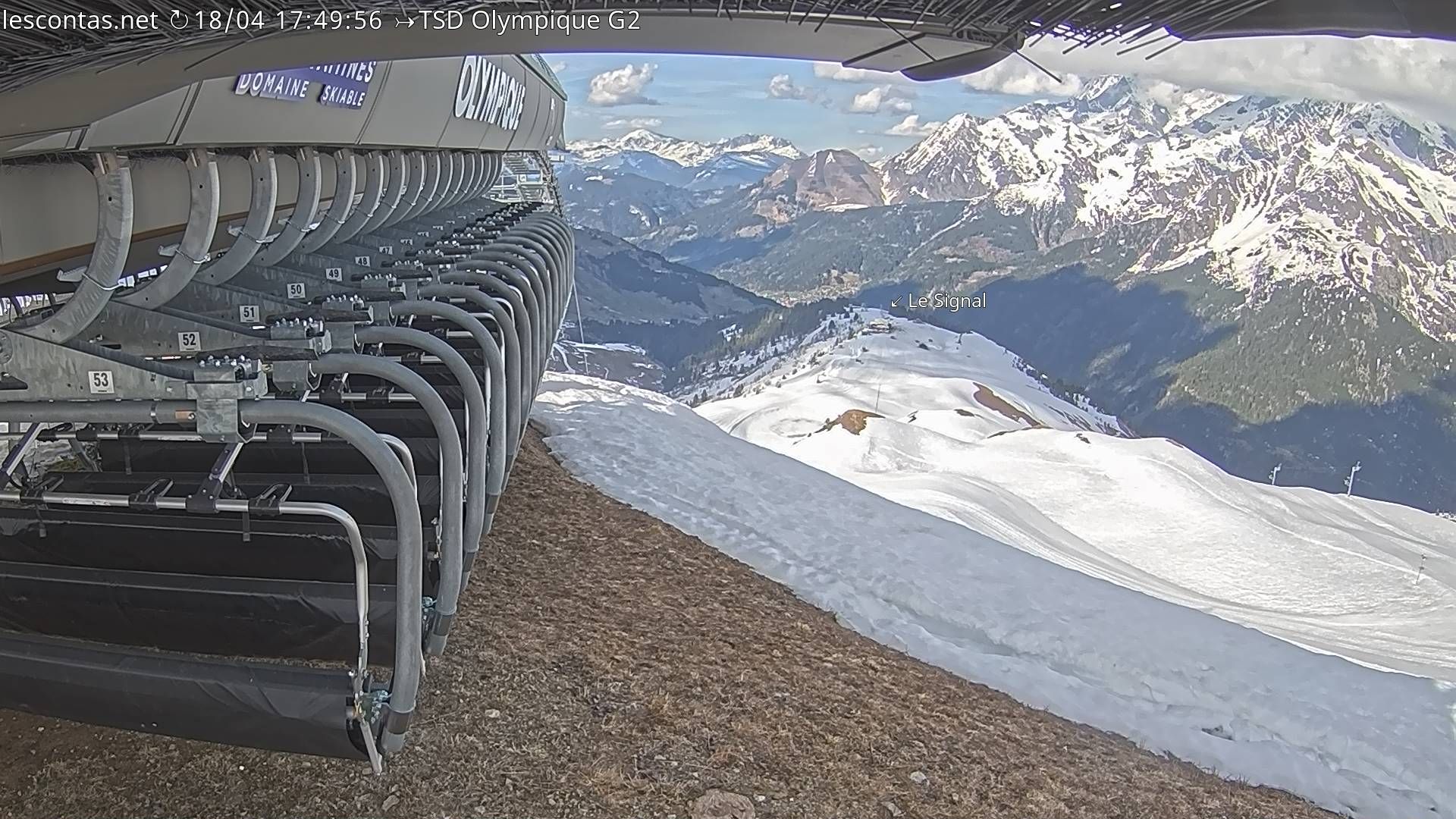 Les Contamines-Montjoie › Nord-est: Télésiège Olympique