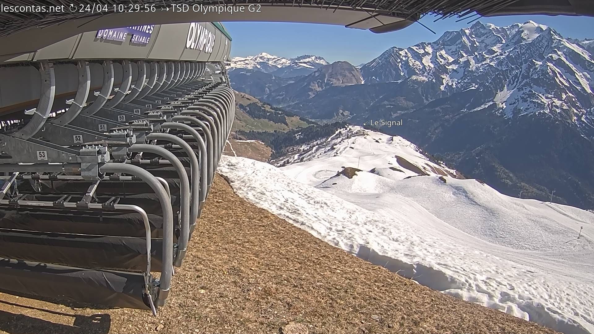 Les Contamines-Montjoie › Nord-est: Télésiège Olympique