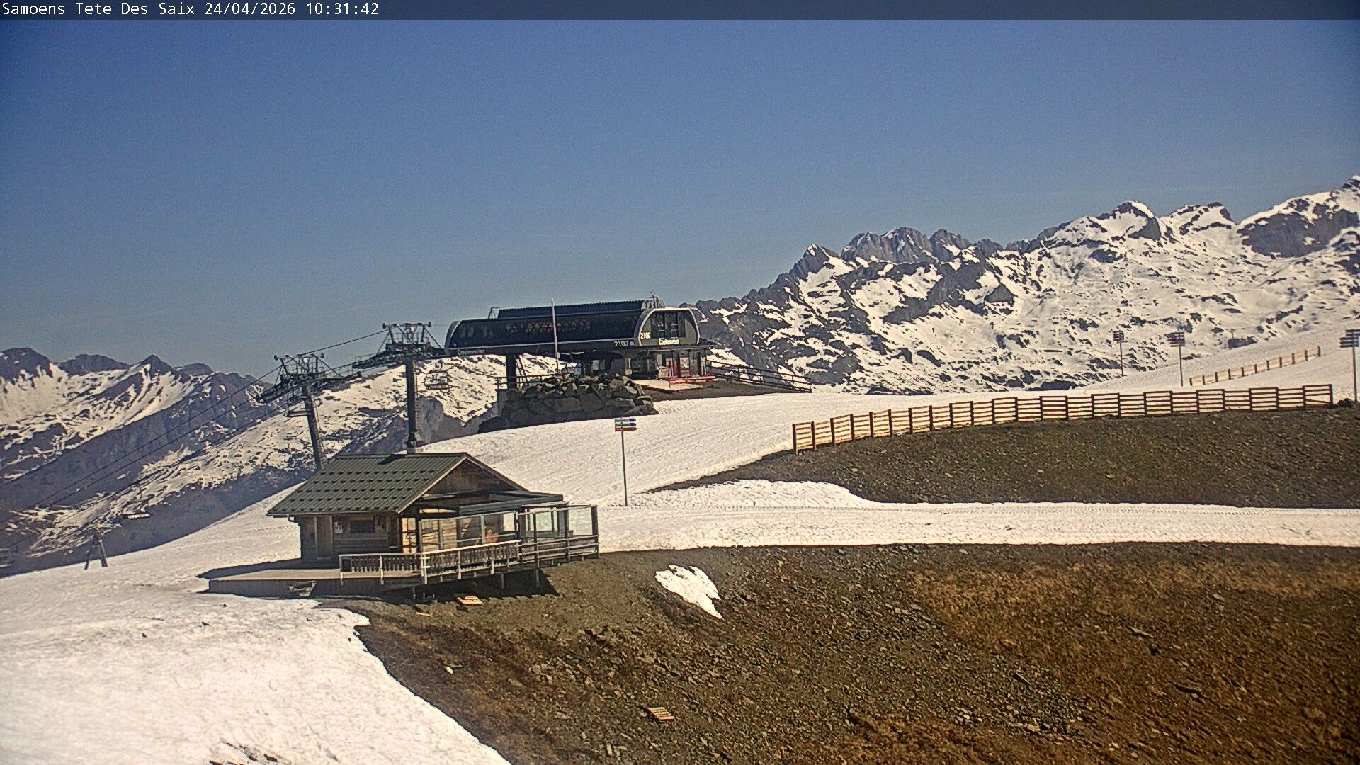 Flaine: Samoens from Tête des Saix