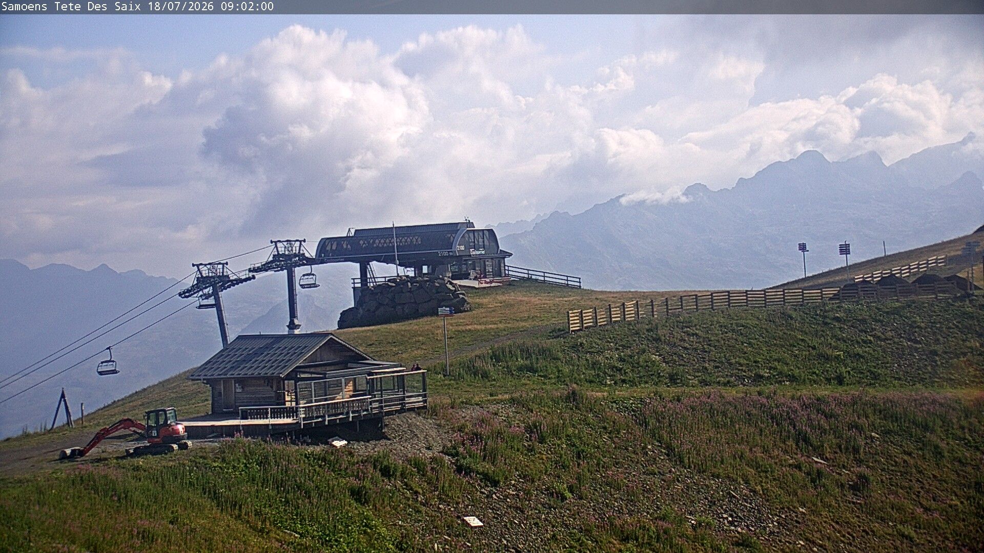 Flaine: Samoens from Tête des Saix
