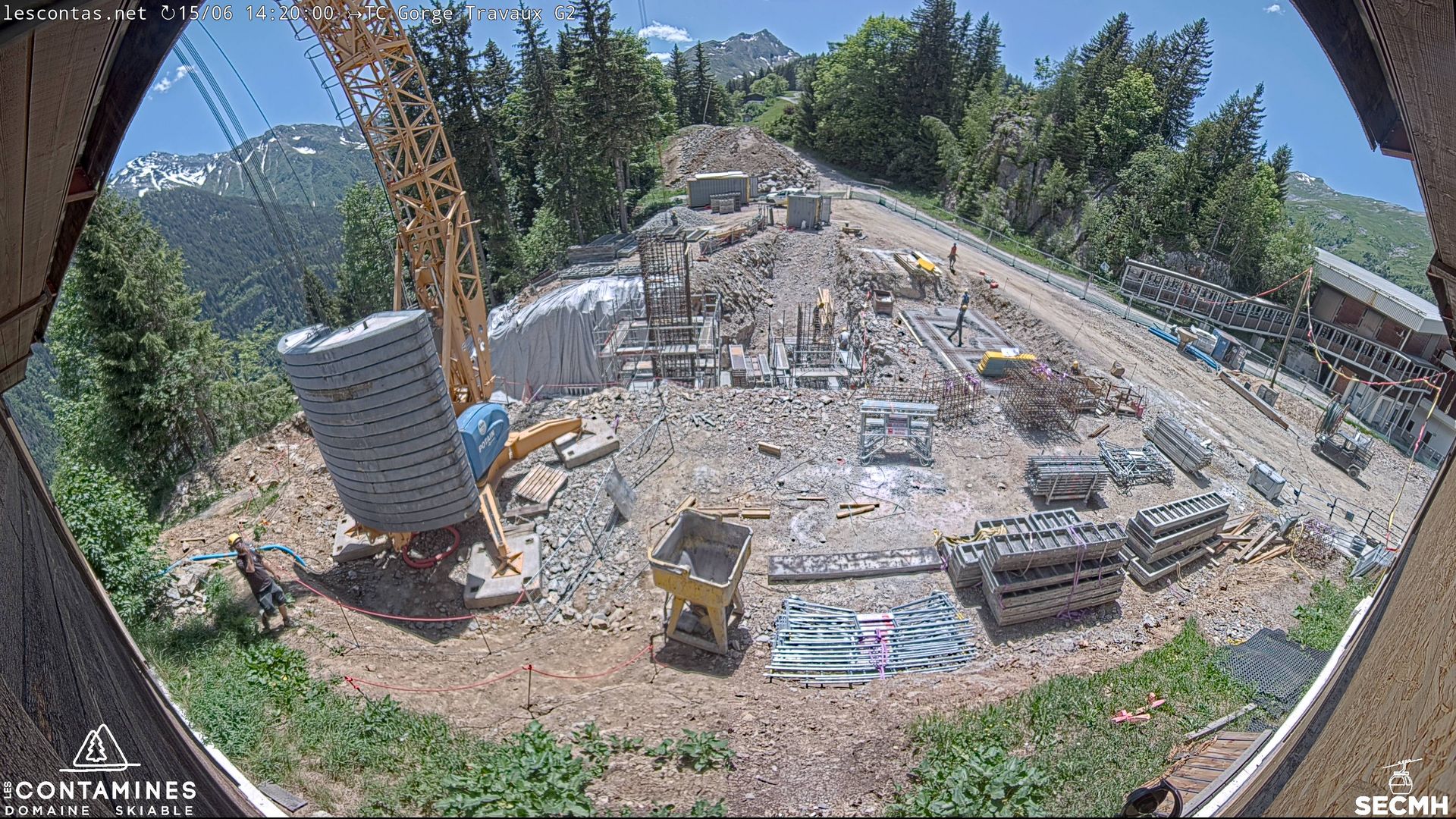 Les Contamines-Montjoie: Télécabine de la Gorge
