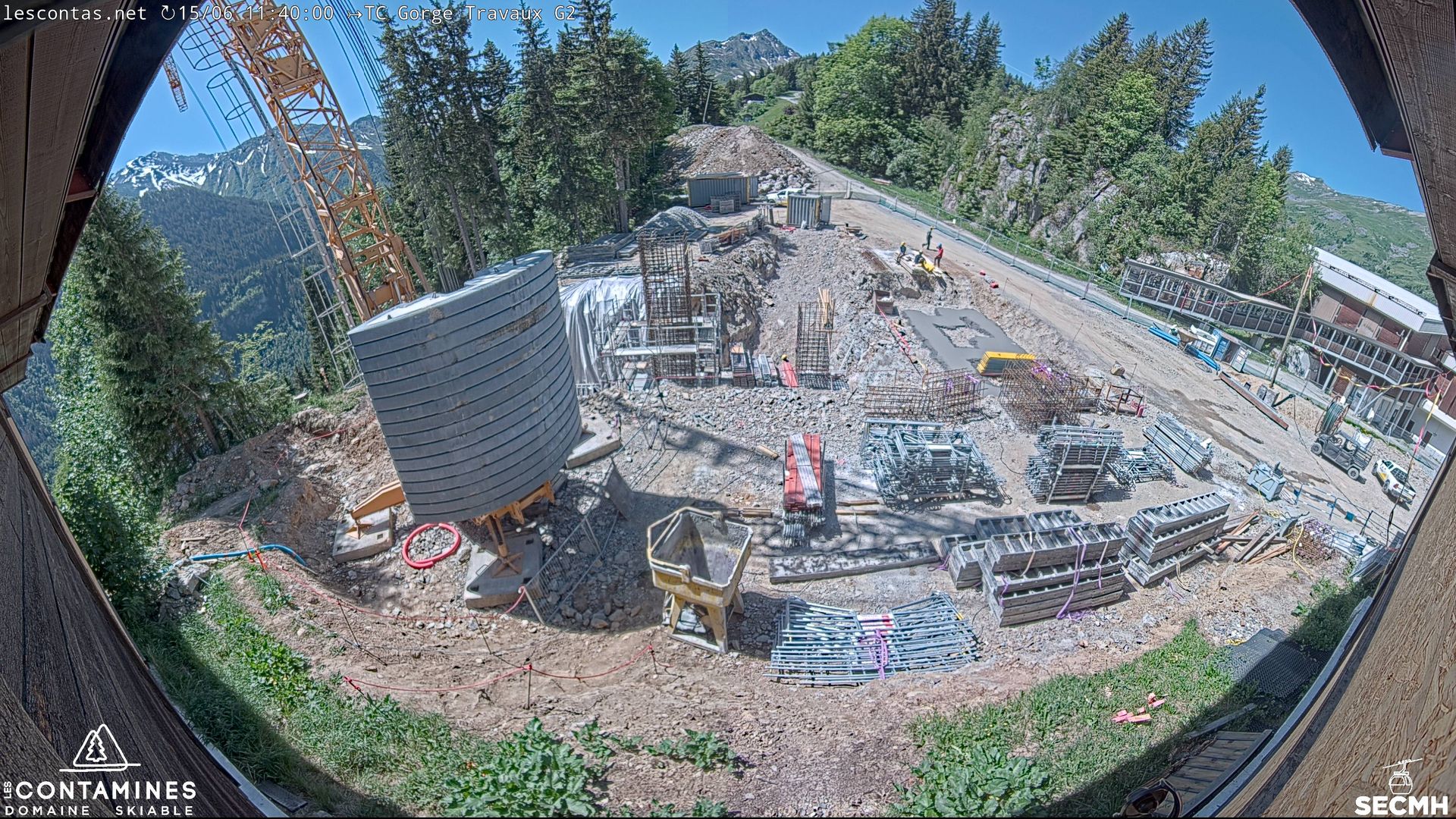 Les Contamines-Montjoie: Télécabine de la Gorge