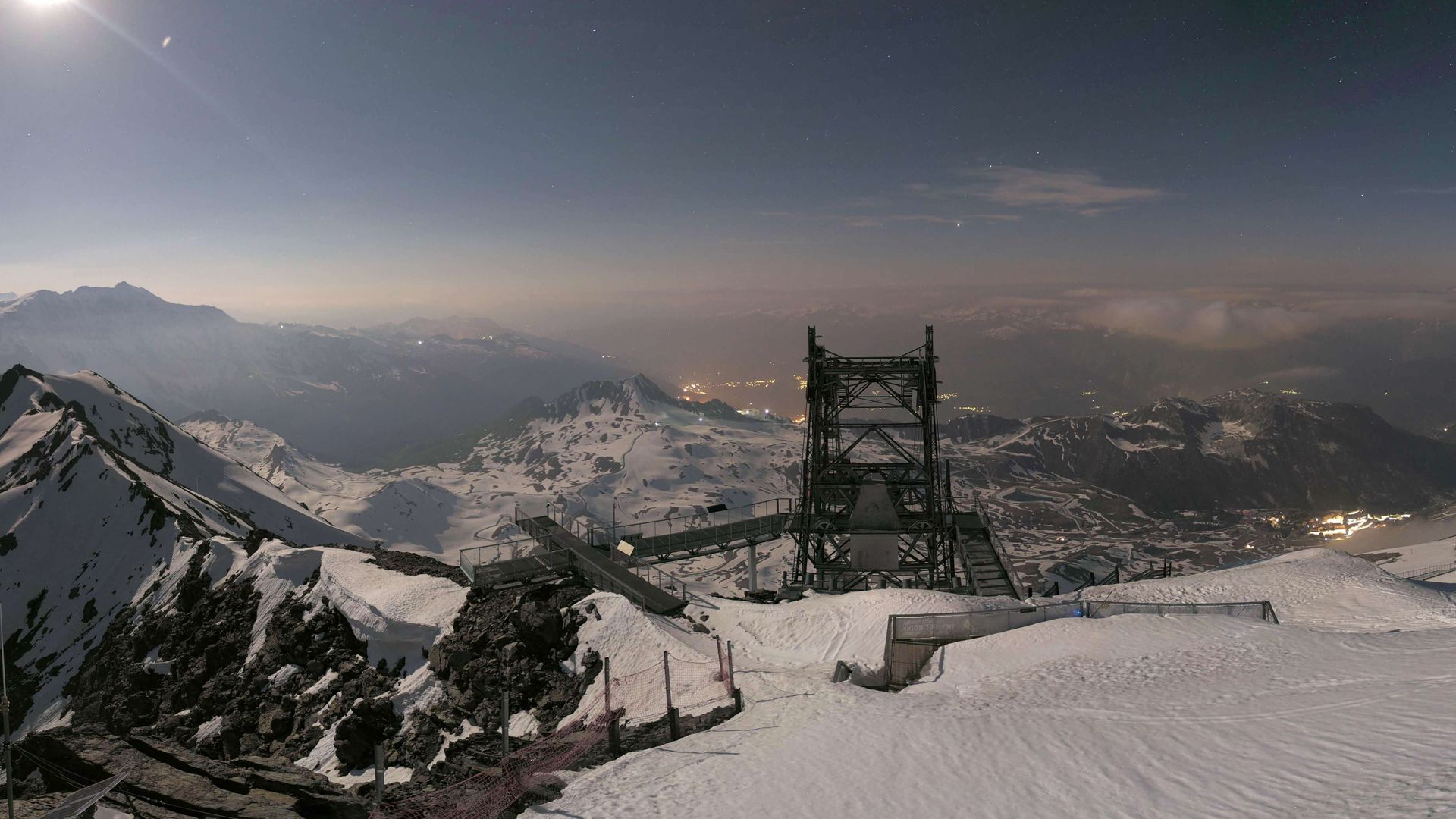 Villaroger › Ouest: Crête de l'Homme - Les Arcs Zipline