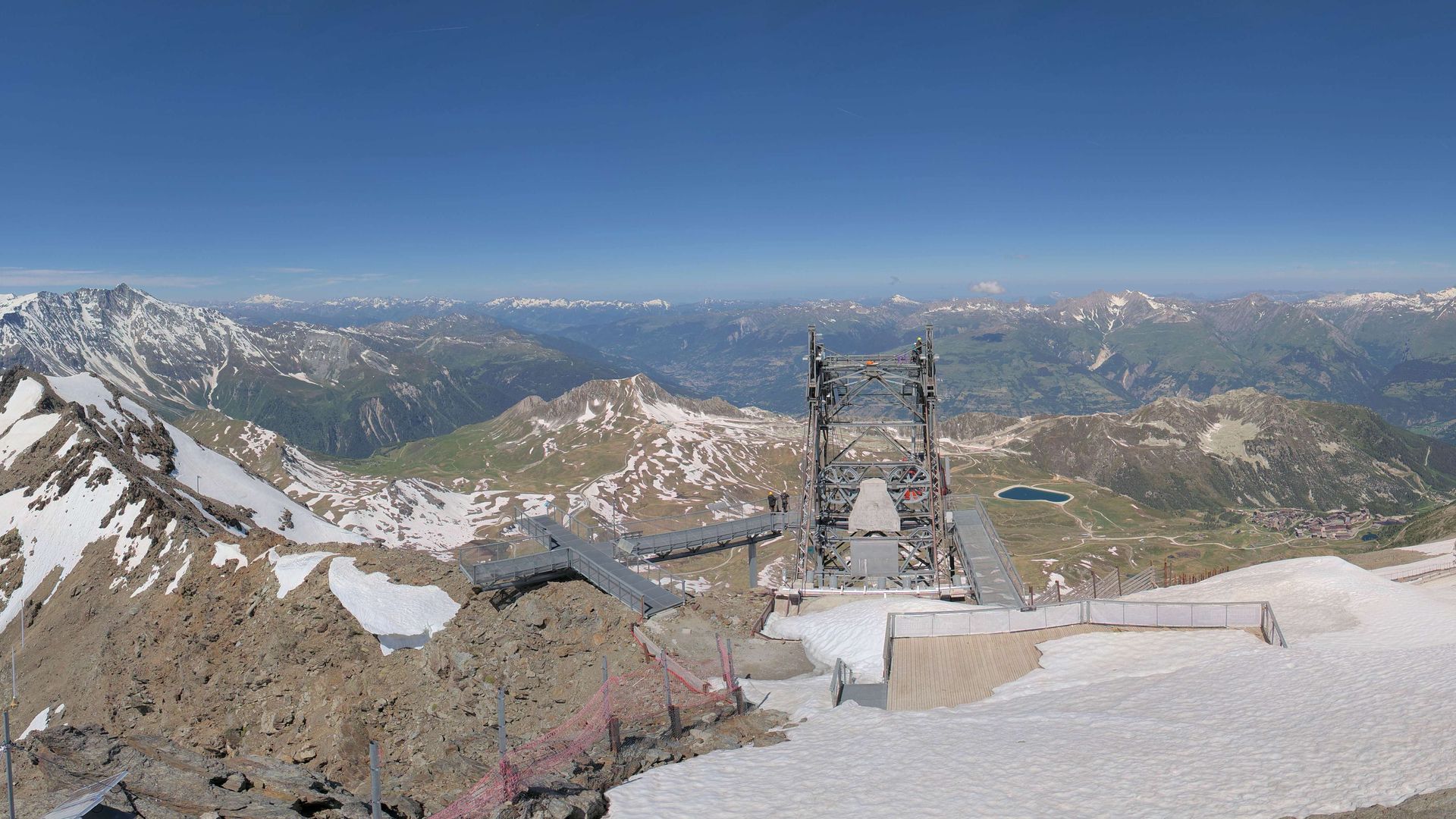 Villaroger › Ouest: Crête de l'Homme - Les Arcs Zipline