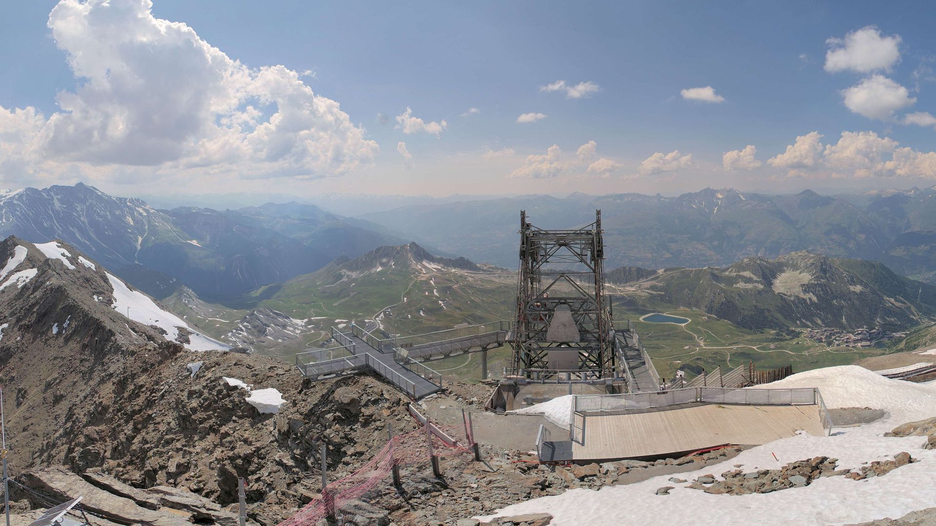 Villaroger › Ouest: Crête de l'Homme - Les Arcs Zipline
