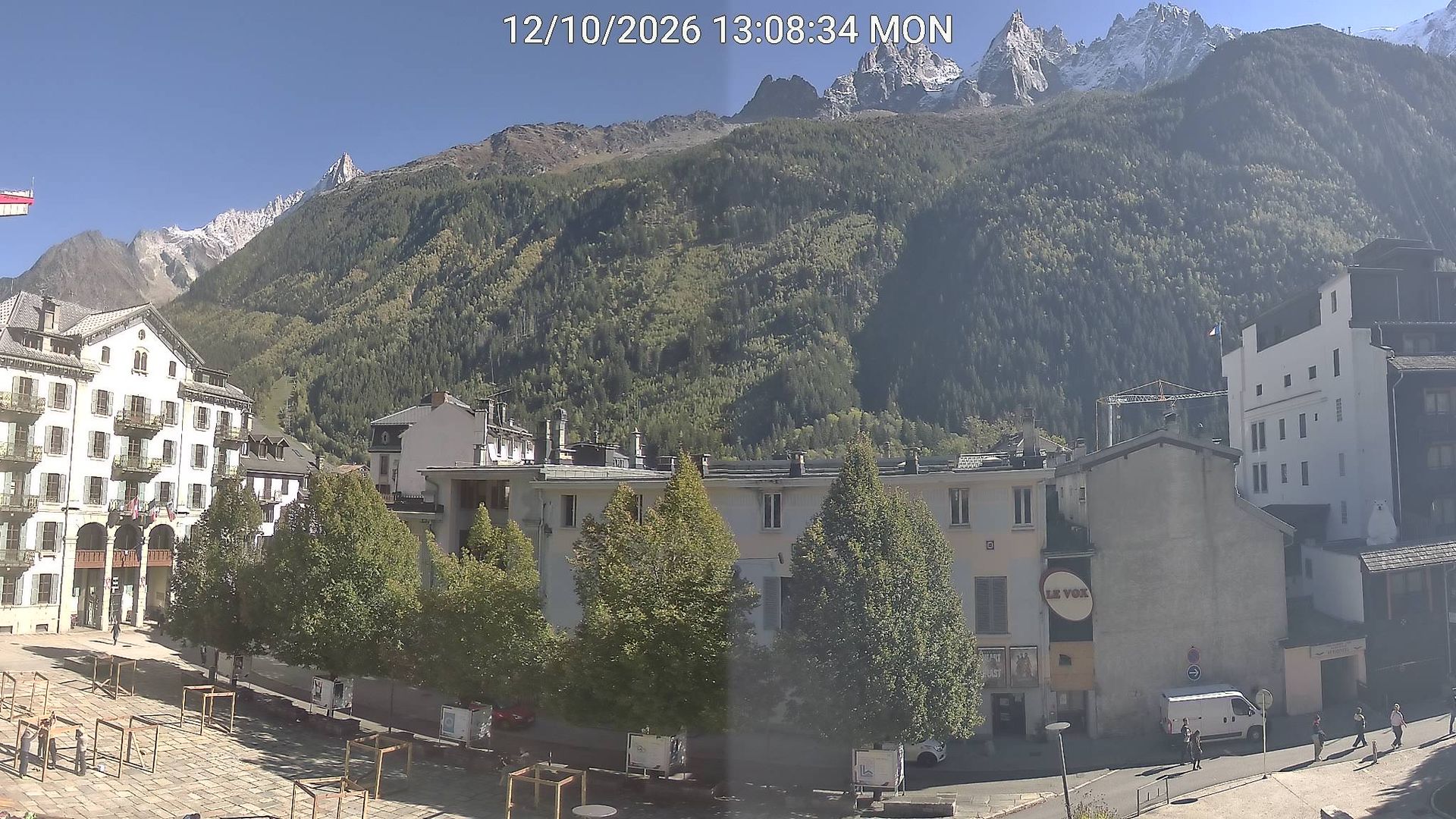 Chamonix-Mont-Blanc › Ouest: Place du Triangle de l'Amitié - Le Brévent