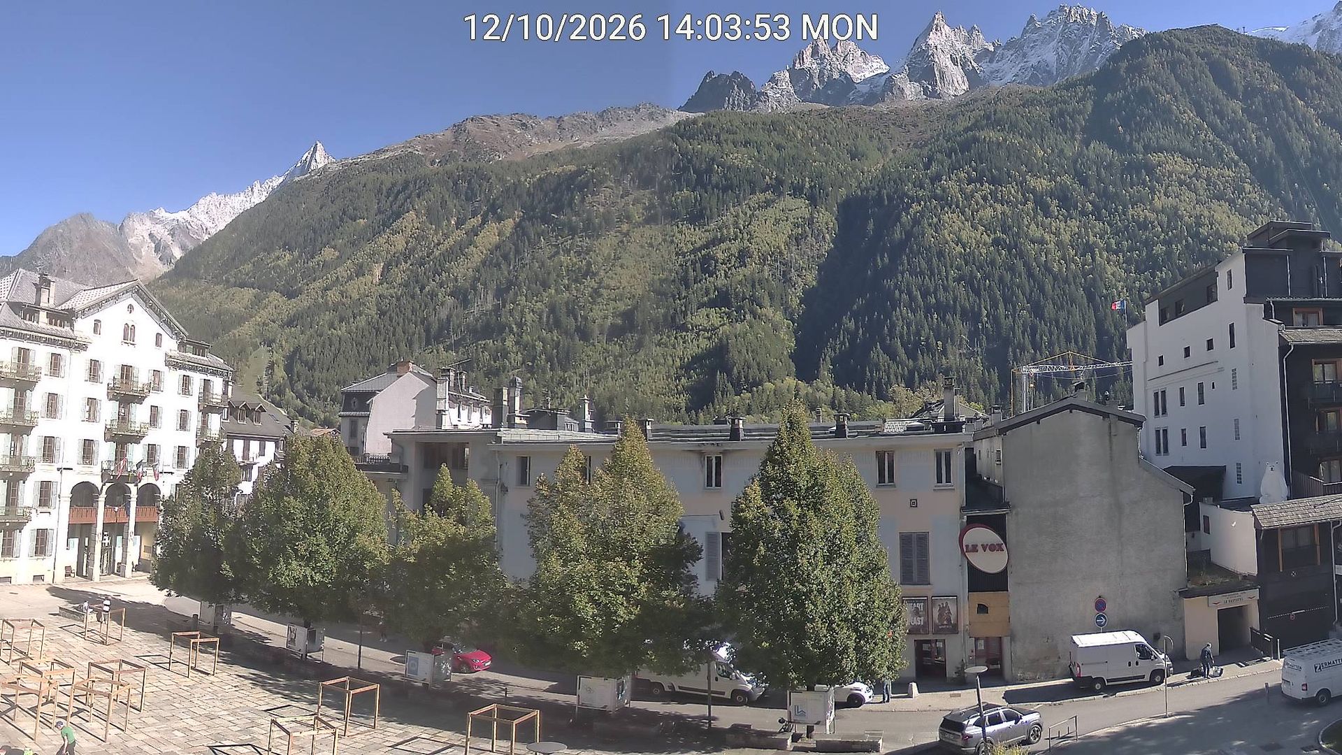 Chamonix-Mont-Blanc › Ouest: Place du Triangle de l'Amitié - Le Brévent