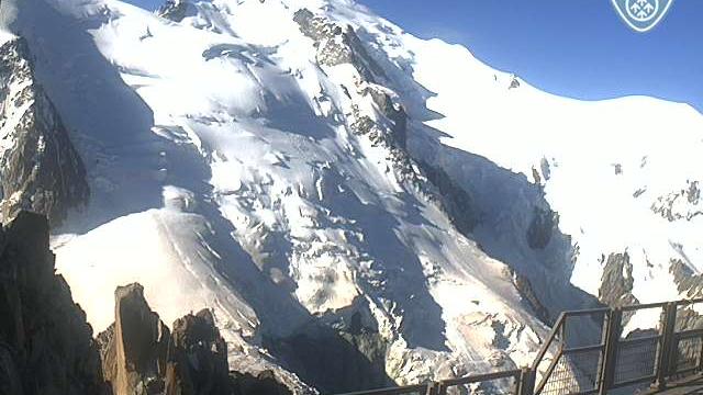 Les Bossons: Mont-Blanc from Aiguille du Midi