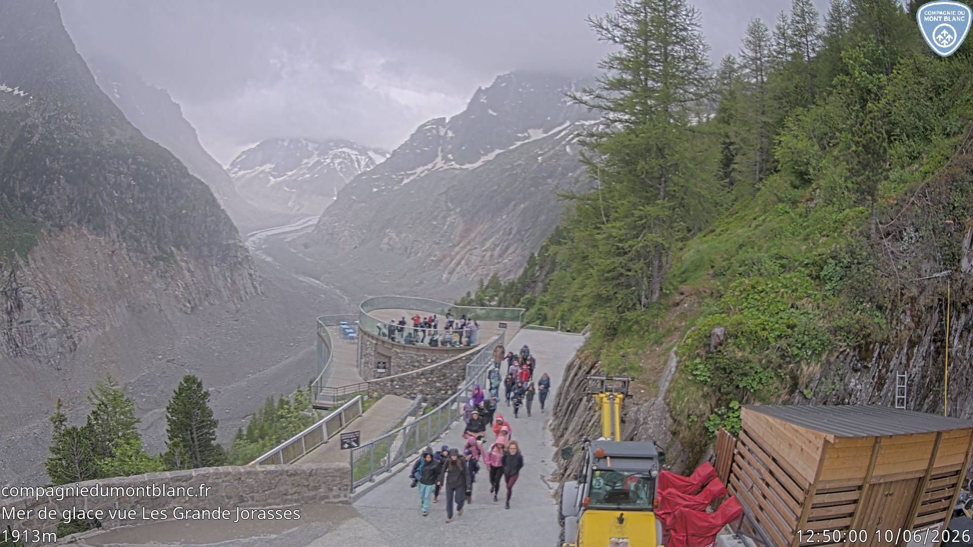 Chamonix-Mont-Blanc › Sud: Téléphérique Mer de Glace - Grandes Jorasses