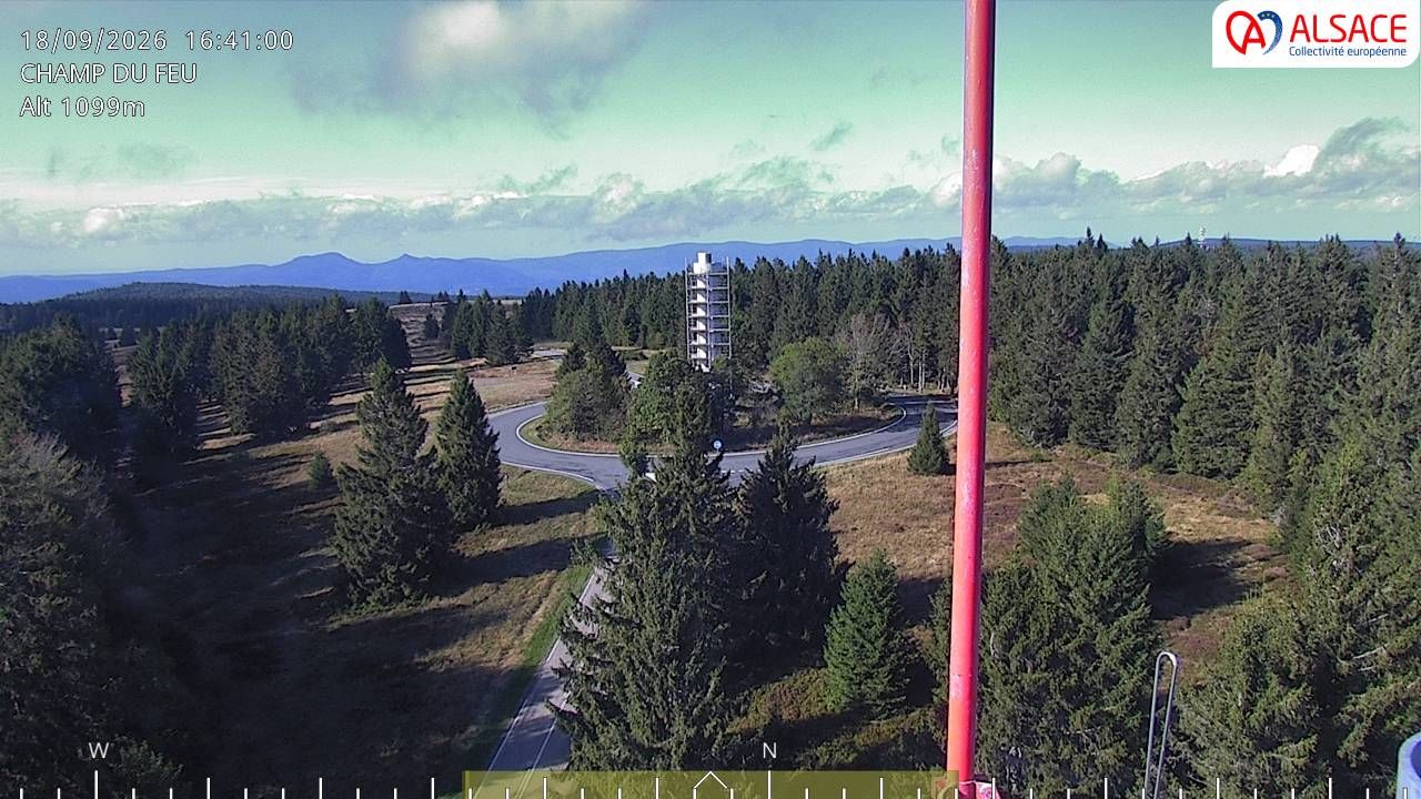 Le Hohwald › Nord: Tour du Champ du Feu (1099m)