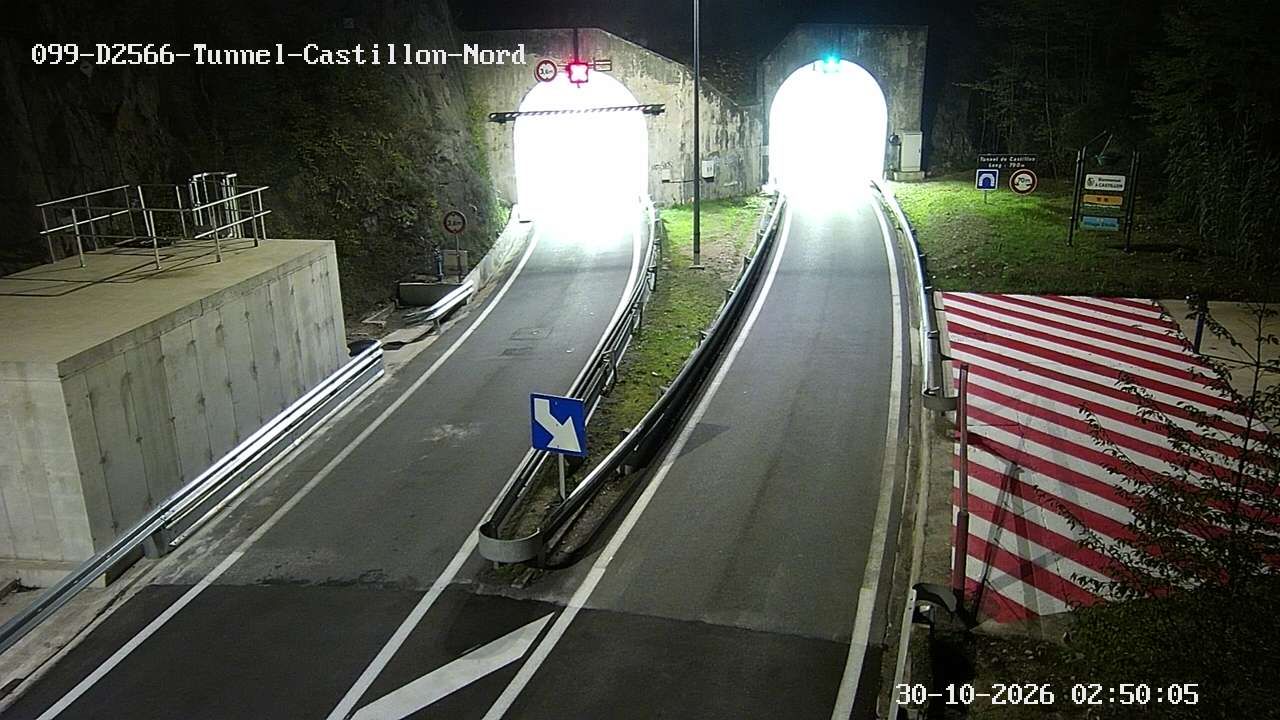 Castillon › Sud: Tunnel de Castillon - Route de la Pénétrante