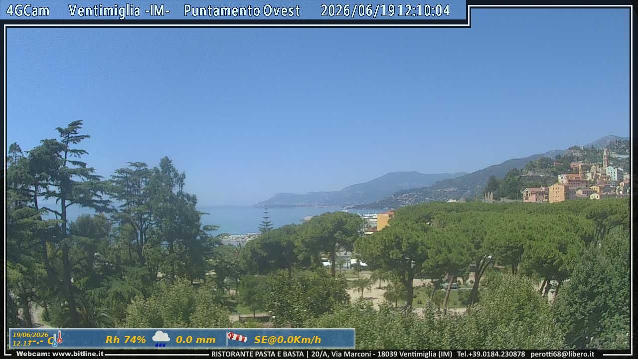 Ventimiglia di Sicilia › Ouest: Ventimiglia - Liguria, Italia: Vista Montecarlo
