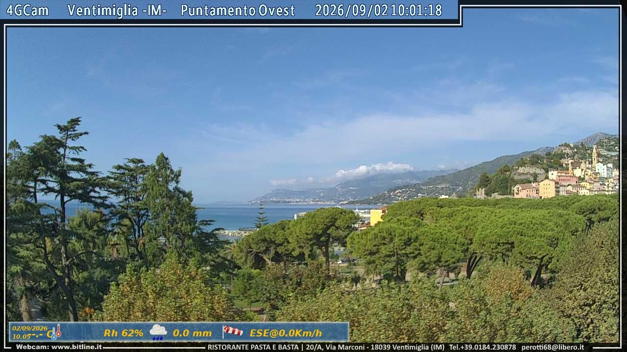 Ventimiglia di Sicilia › Ouest: Ventimiglia - Liguria, Italia: Vista Montecarlo