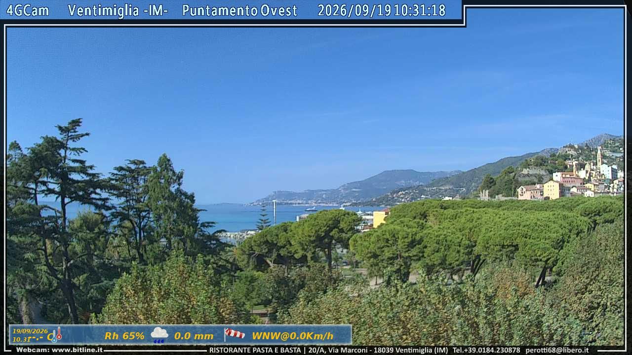 Ventimiglia di Sicilia › Ouest: Ventimiglia - Liguria, Italia: Vista Montecarlo