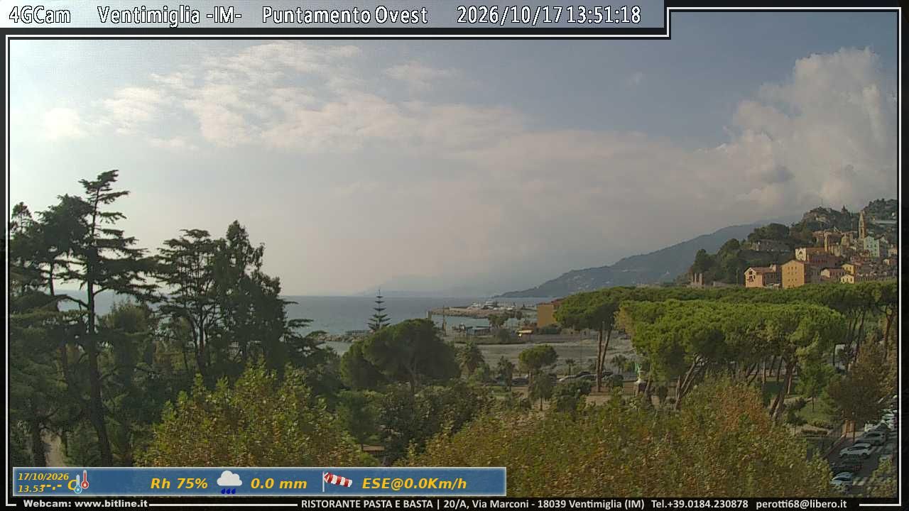 Ventimiglia di Sicilia › Ouest: Ventimiglia - Liguria, Italia: Vista Montecarlo